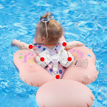 Bouée bébé avec pare soleil intégré