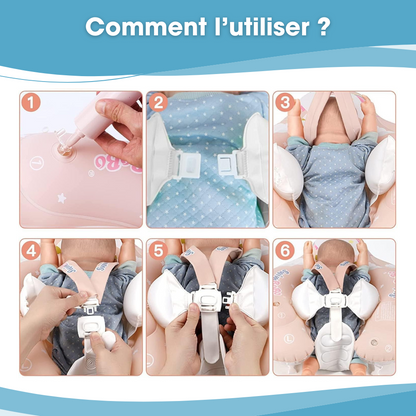 Bouée bébé avec pare soleil intégré